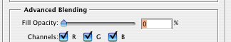 Slide the Fill Opacity percentage down to 0